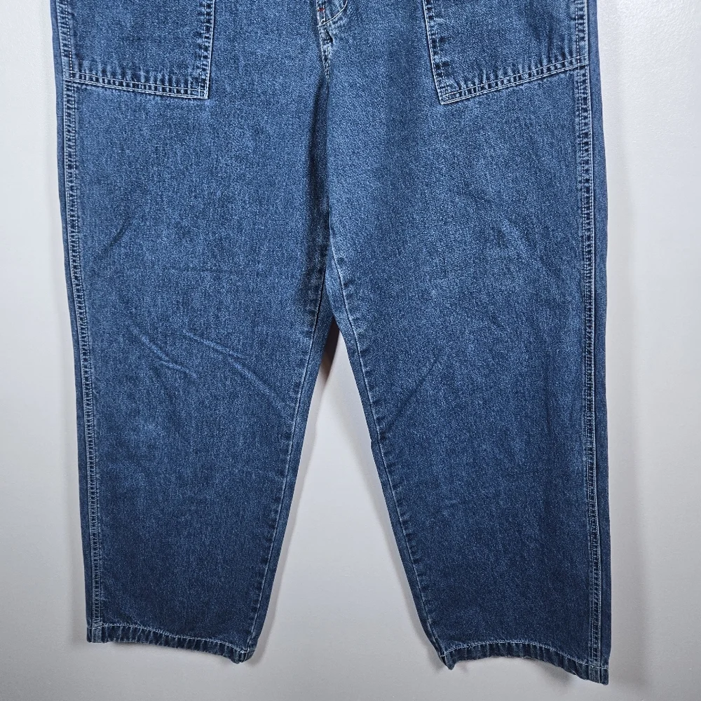 Vintage 90s Carolina Blues High Waist Loose Fit Blue Denim Jeans Size 12
